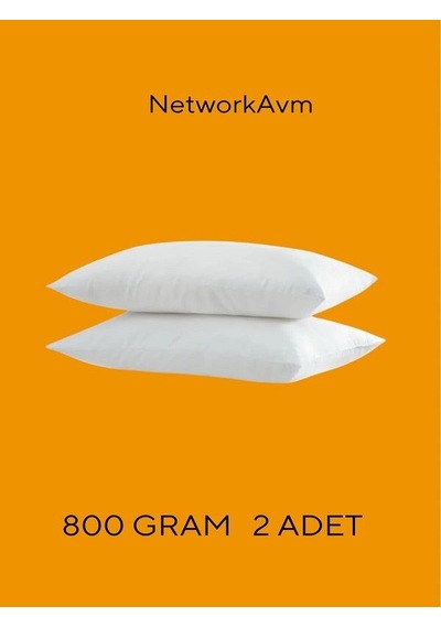2 Adet 800 Gram Gold Serisi Nano Jel Yastık Beyaz