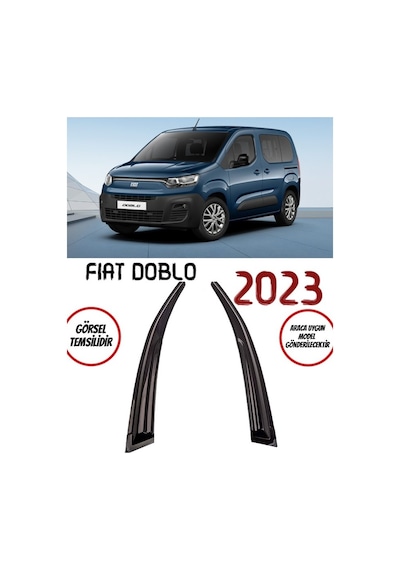 Fiat Doblo 2023 Cam Rüzgarlığı 2-li