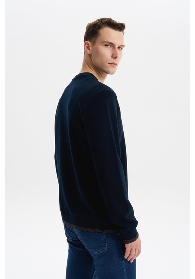 AR-MA Arma Erkek Regular Fit Örme Selanik Sweatshirt %65 Pamuk %35 Polyester, Karbon Fırçalı, Basic Bisiklet Yaka K30124699002 Lacivert AR-MA Arma Erkek Regular Fit Örme Selanik Sweatshirt %65 Pamuk %35 Polyester, Karbon Fırçalı, Basic Bisiklet Yaka K30124699002 Lacivert