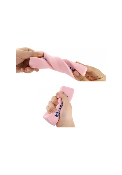 Pembe Tereyağ Squish Pudra Butter Sukuşi Oyuncak Yumuşak Sıkılabilir Squishy - 1 Adet