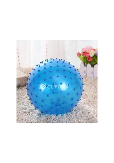 Tr Dikenli Yoga Pilates Aerobik Jimnastik Topu 65 Cm + Pompa, Tek Ebat, Dknlipembe65, Pembe