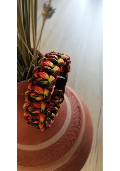 Paracord Bileklik L Çok Renkli
