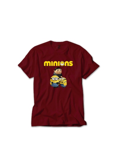Minions Team Kırmızı Tişört Kırmızı