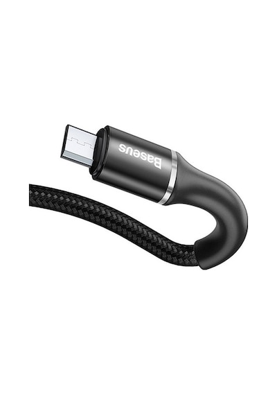Baseus Halo Mikro Usb 3A Kısa Hızlı Şarj Kablosu 0.25 CM