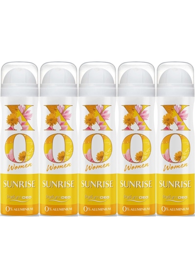 Xo Deodorant 150ml Women-kadın Sunrise 5 Li Set