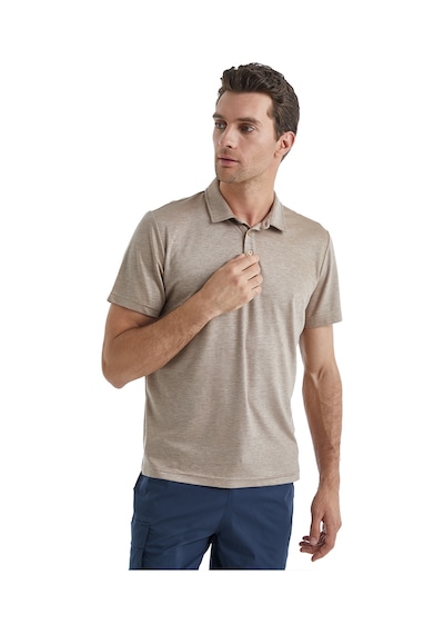 Erkek Polo T-shirt 40509 - Kahverengi Kahverengi
