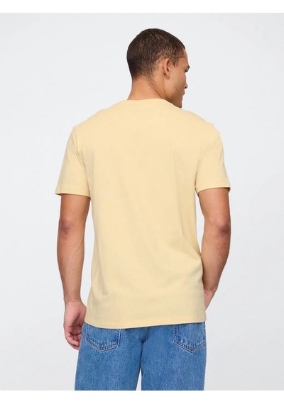 Gap 856659026 V-everyday Soft Basic Logo T Erkek Tişört Sarı