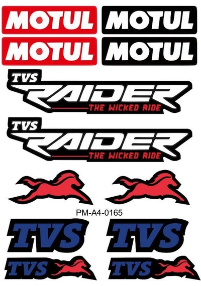 Raider Tasarım A4 Çoklu Sticker Seti Diğer