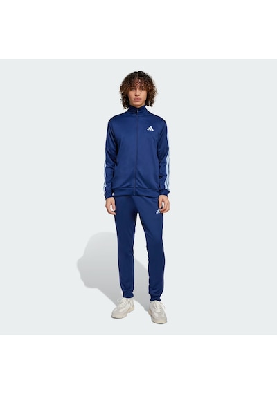 Adidas Sportswear Basic 3-stripes French Terry Erkek Eşofman Takımı Mavi