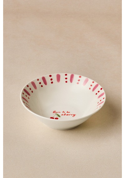 Karaca Cherry Time Kase 14 Cm Kırmızı