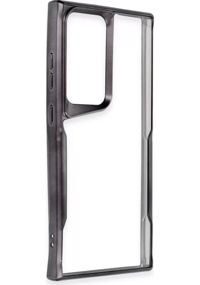 Newface Samsung Galaxy S23 Ultra Kılıf Boyi Silikon Kapak - Siyah