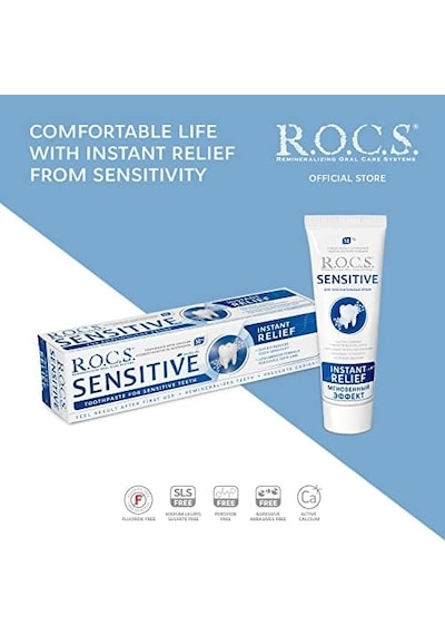 Sensitive Instant Relief - Anında Ferahlık Florürsüz Diş Macunu 75 Ml