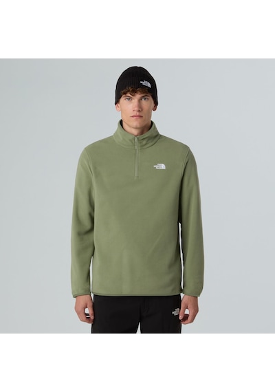 The North Face Glacier 1/4 Fermuarlı Polar Fleece Nf0a8d0qbo91 Yeşil