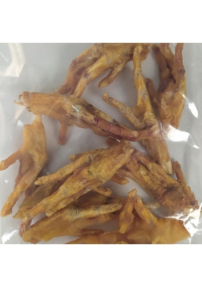 Okro Kurutulmuş Tavuk Ayağı Köpek Ödül Maması 200 G