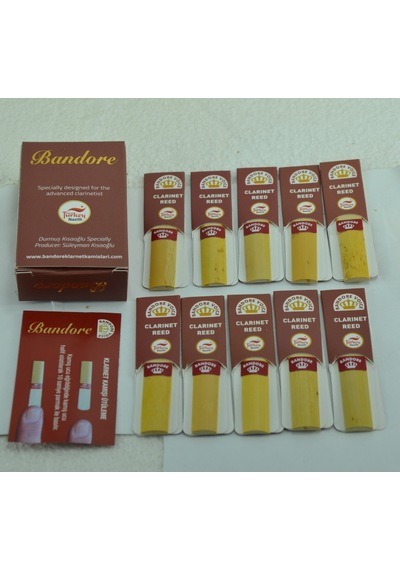 Bandore Klarnet Kamışı 1 Numara 10 Lu Kutu