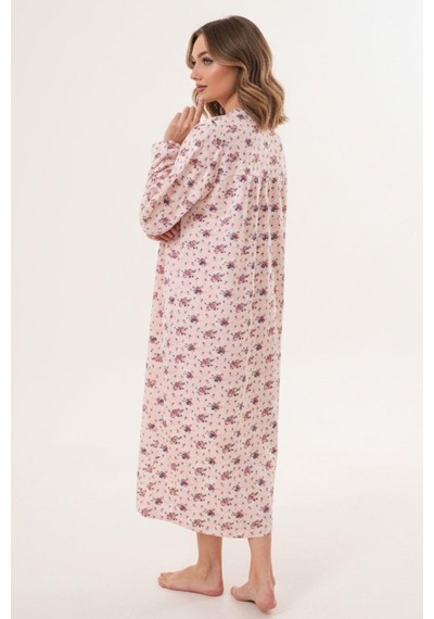 Mecit Pijama Mecit 6205 Pudra Büyük Beden Kadın Gecelik Pudra