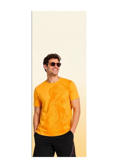 Galatasaray Lisanslı Taraftar T-shirt Siyah - Sarı