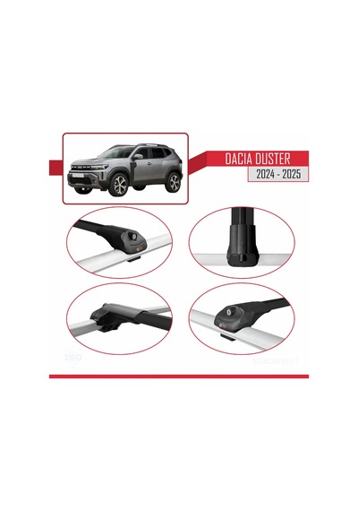 Dacia Duster 3 P1310 2024 Ve Sonrası İle Uyumlu Ace-1 Ara Atkı