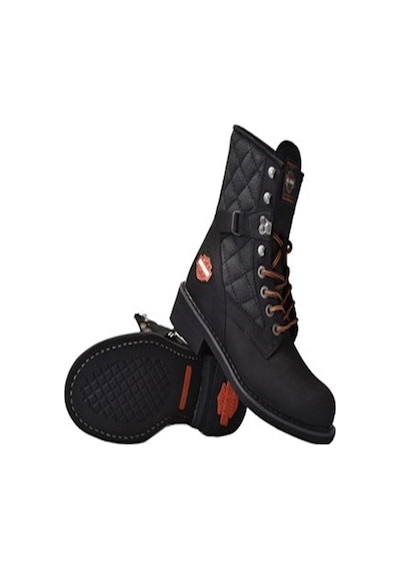 Harley Davidson Harley-davidson 025m100031 New Worker Erkek Bot - Siyah Nubuk-siyah Nubuk