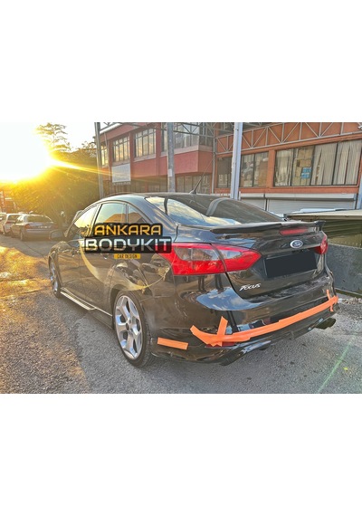 Focus 3 Sedan Arka Tampon Eki - Plastik Boyasız