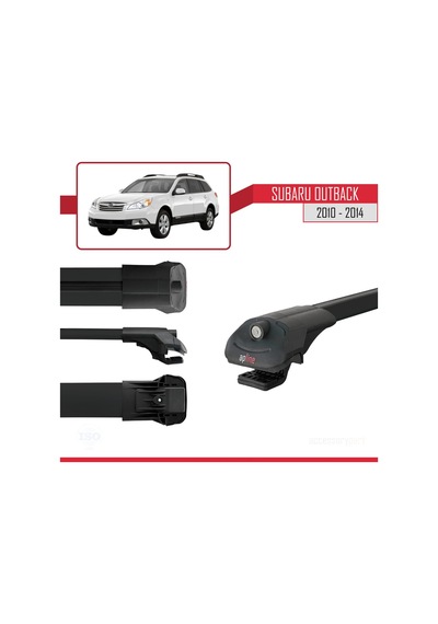 Subaru Outback 2010-2014 Arası İle Uyumlu Ace-1 Ara Atkı Tavan Ba