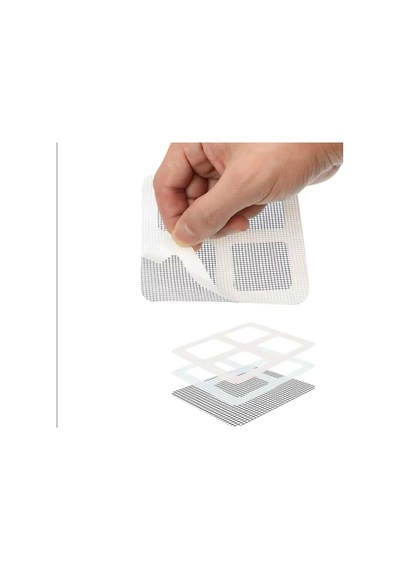 Mainshop 10 Adet Yapışkanlı Tek Kullanımlık Banyo Gider Saç Tutucu Ve Mutfak Evye Süzgeci M-740 Çok Renkli