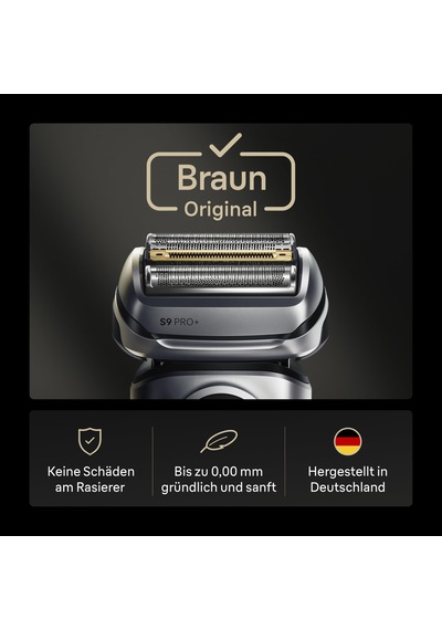 Braun Elektrikli Tıraş Makinesi Tıraş Başlığı Seri 9 Pro+, 96m, Gümüş S9 Tıraş Makineleriyle Uyumlu
