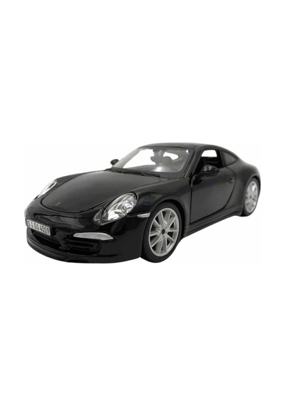 Hobbiez Lisanslı Porsche 911 Carrera Kapıları Açılabilir Model Diecast 1/32 Ölçek Metal Standlı Araç