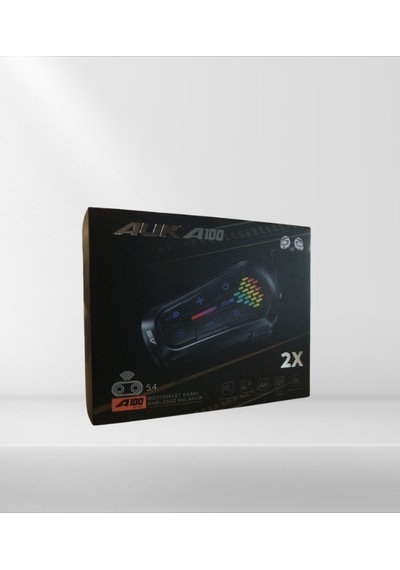 Auk A100 Bluetooth Ve Intercom Kask İçin İp56 İki Kişilik