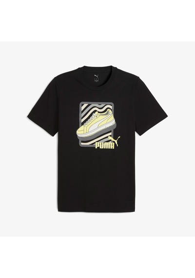 Puma Graphic Erkek Siyah T-shirt 688033 SIYAH