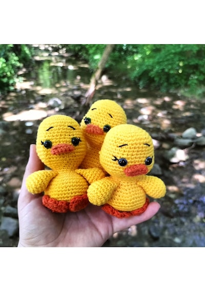 Amigurumi Sevimli Ördek Yavruları Civciv Oyuncak