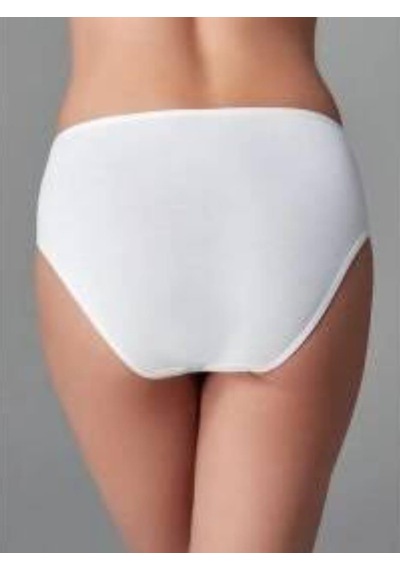 Berrak 11660 Kadın Yüksek Bel Bikini Külot 6 Adet Beyaz
