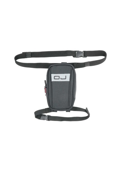 Oj Mini Track Motosiklet Bacak Çantası Siyah