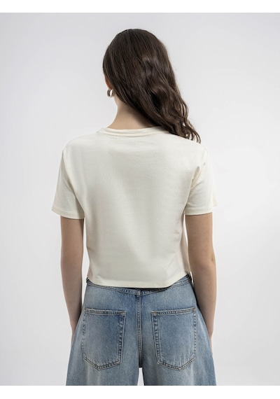 Loft Kadın T-shirt Ekru Lf2035297 24yp69000209 P6983 Ekru