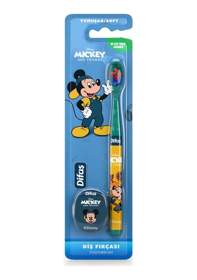 Difaş Mickey Mouse Yumuşak Kıllı Diş Fırçası 8-14 Yaş