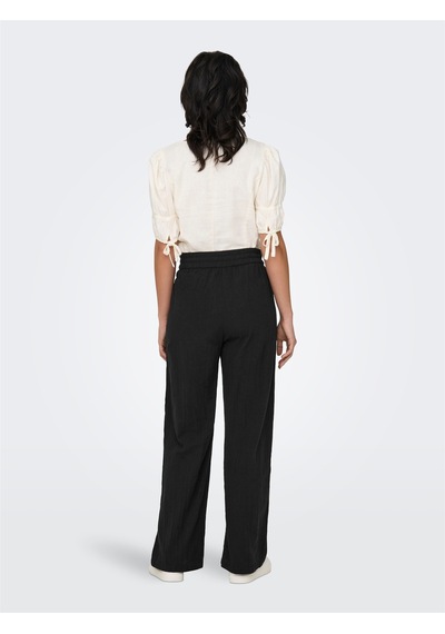 Only Onltızana Cotton Loose Pants Wvn Noos Kadın Siyah Pantolon - 15319090