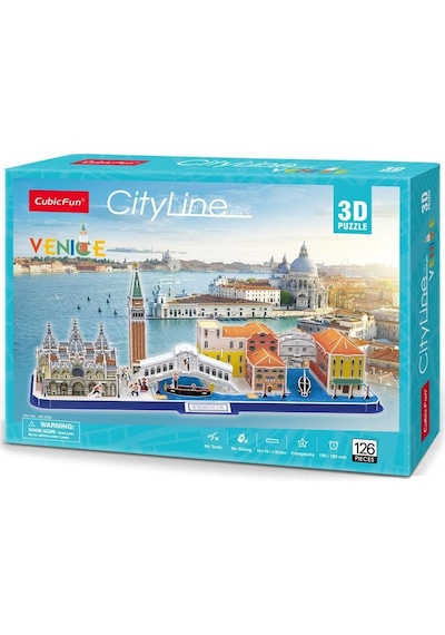 MC269H Cubic Fun, City Line - Venedik - İtalya , 3 Boyutlu Puzzl