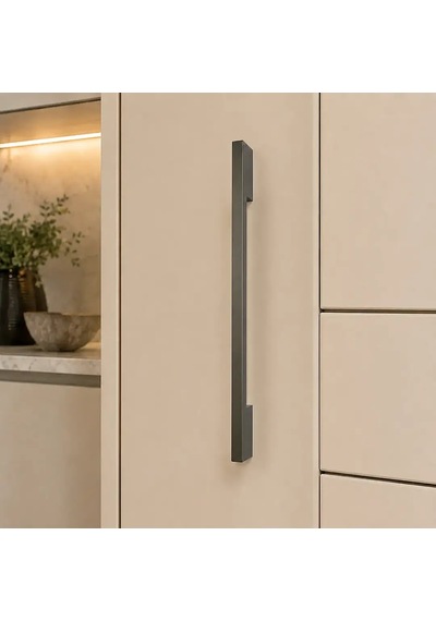 System Mobilya Kulbu Füme Renk 288mm Kulp Sy7327 0288 Bbn Çok Renkli