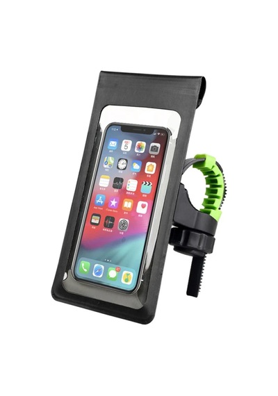F1-c Su Geçirmez Bisiklet Gidon Telefon Tutucu- 5775 - Hs08377778-3911 Siyah Siyah