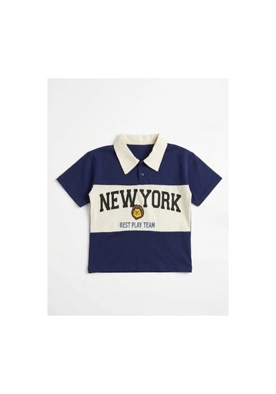 Poala Kids Newyork Polo Yaka Çok Renkli