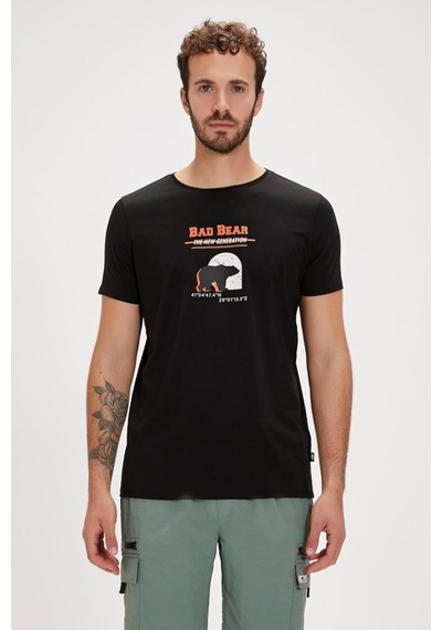 Bad Bear Derek T-shırt Nıght Erkek Tişört Siyah S-xxl 001