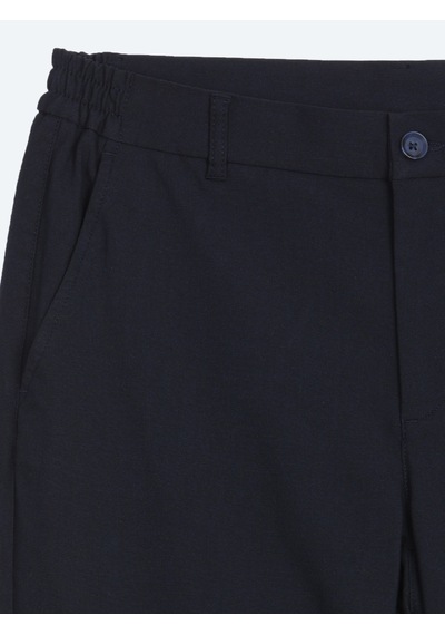Kip Lacivert Düz Dokuma Jogging Fit Casual Pantolon Pant-3559