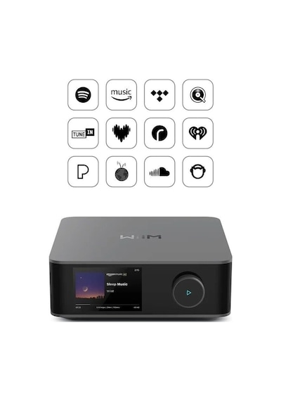 Wiim Amp Ultra Streaming Stereo Amplifier Space Grey