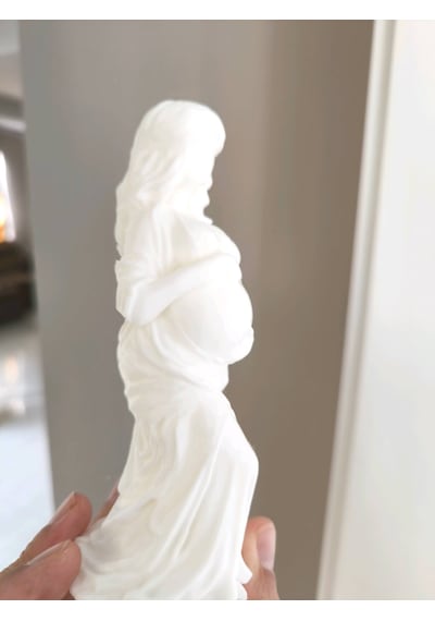 Hamile Kadın Figürü Hediyelik Dekoratif Obje Figür 15 Cm