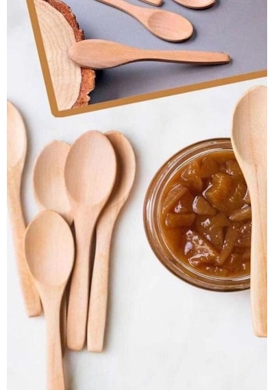 6'li Bambu Ölçü Ve Baharat Kaşığı Seti, Çok Renkli, 13 Cm Diğer