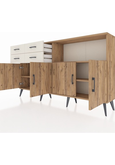 Arges Konsol 4 Raflı 4 Çekmeceli 4 Kapaklı 176x30x99 Çam-çam/aytaşı Atlas Çam/aytası - Atlas Çam Arges Konsol 4 Raflı 4 Çekmeceli 4 Kapaklı 176x30x99 Çam-çam/aytaşı Atlas Çam/aytası - Atlas Çam