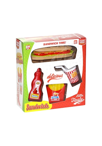 570 BY Toys, Sandviç Menüsü Seti / Fast Food Restaurant / +24 ay