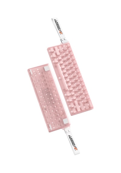 Cool 60 Pink-clear %60 Ice Blade Manyetik Switch 8k Hz He Hotswap Rgb İngilizce Gaming Klavye