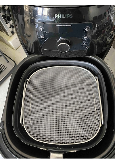 Philips Uyumlu Airfryer Xxl Hd9630/90 Viva Collection Yağ Koruyucu Tel Kafes