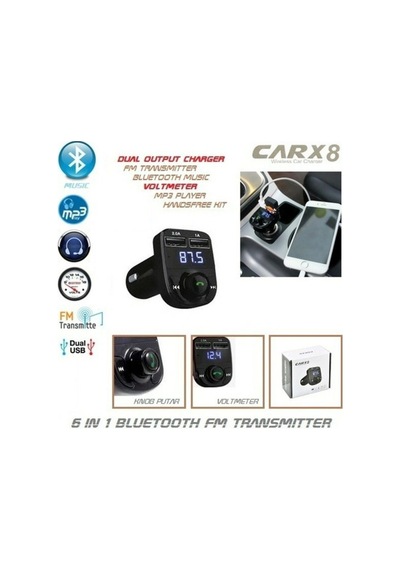 Bluetooth Fm Transmitter Car X8 Lisinya St
